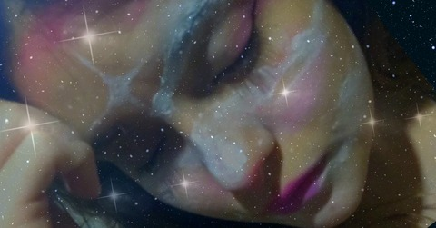 Header of lady-skull